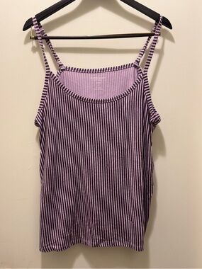 Super Soft Striped Lavender & Purple Sleep Tank by Torrid